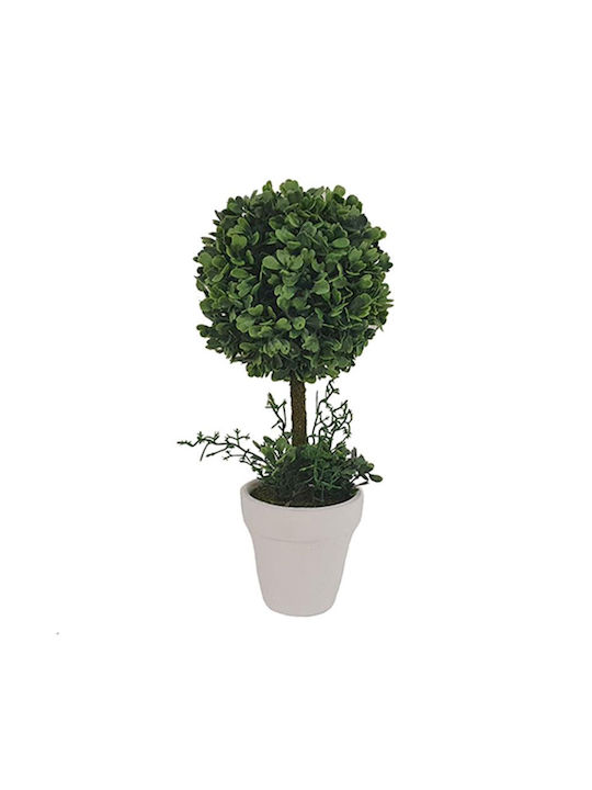 Τεχνητό Φυτό σε Γλαστράκι Εκρού 32cm Decostar