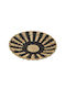 Decostar Decorative Plate Black Wicker Material 25x25cm