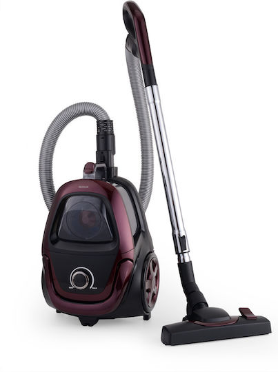 Muhler MVC-85BSL Staubsauger 800W Beutellos 2.5Es Burgundisch