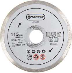 Tactix Cutting Disc For Construction Materials 115mm Tactix Cutting Disc For Construction Materials 115mm