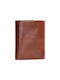 7.Dots Men's Leather Wallet Tabac Brown