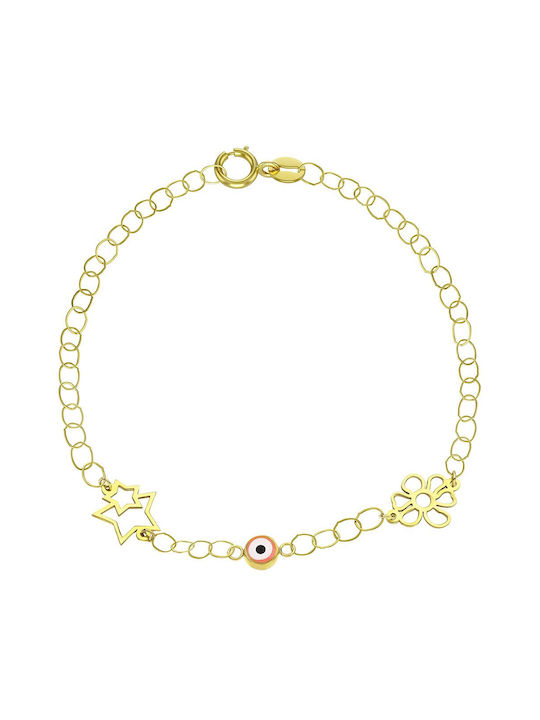 Vitopoulos Kids Gold Bracelet 14K for Girl