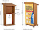 M&T Displays Speaker Stand Podium Business Furniture 17182------2