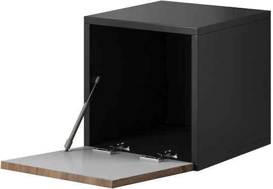 Roco R05 Dulap Pentru Sufragerie Antracit/Stejar Wotan 37x37x39cm