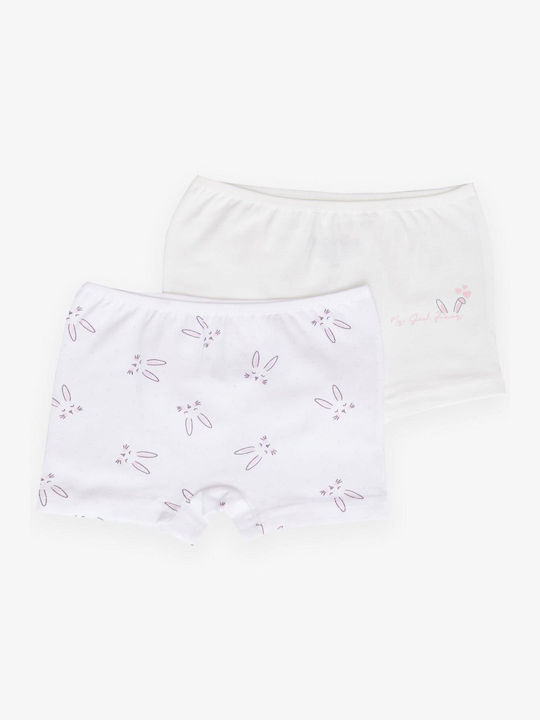 Trendy Shop Kids Boxers Set White 2pcs