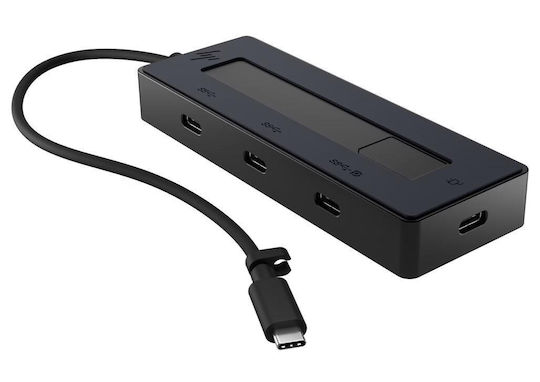 HP 6G843AA USB-C Docking Station mit 4K PD Schwarz
