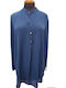 Women's Long Sleeve Shirt Blue