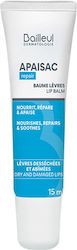 Bailleul Laboratoires Apaisac Reparatur Lippenbalsam Erholsamer Balsam für rissige Lippen 15ml