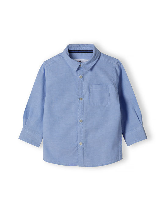 Minoti Kids One Color Shirt Blue