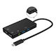 J5create JVA01 USB-C Docking Station with HDMI 4K PD and Support for 2 Monitors Black