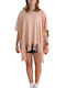 Pepita Winter Damen Robe PANNA/BON-BON