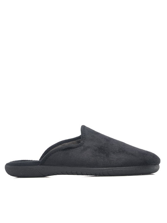 Adam's Shoes Men's Slipper Black