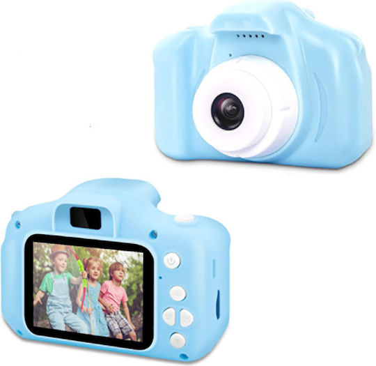 Compact Φωτογραφική Μηχανή 12MP με Οθόνη 3.5" Γαλάζια