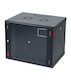Elegant Επιτοίχια Καμπίνα Rack 12U Μαύρο ELGW12U6045BL911D