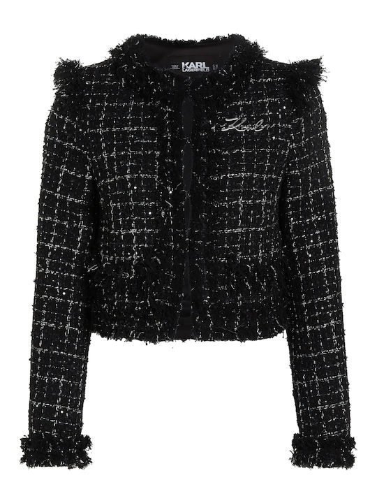 Karl Lagerfeld Women's Cardigan Black