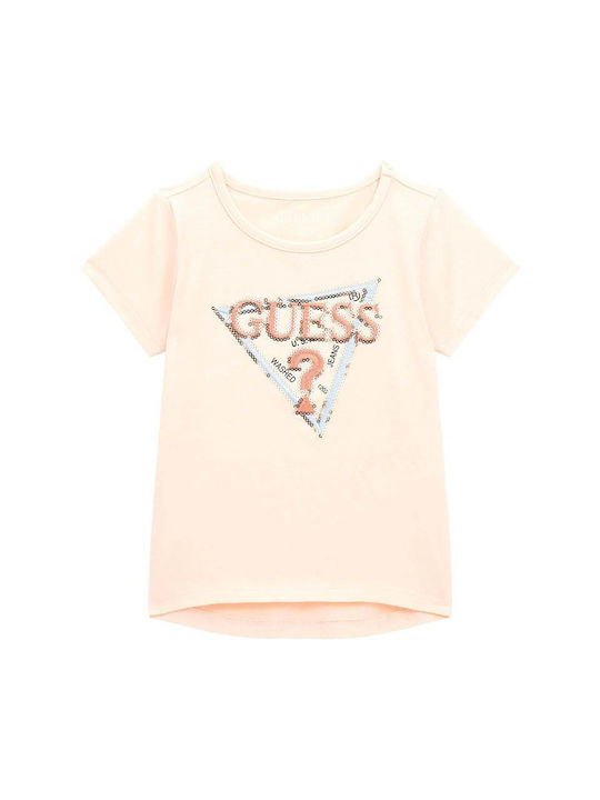 Guess Детска тениска Розов