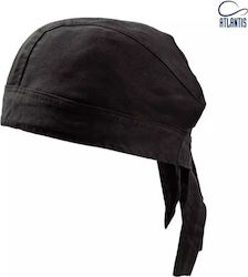 Atlantis Caps Μπαντάνα Σεφ Μαύρη