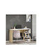 Schreibtisch Dardanos Beige/white 110x73.8cm