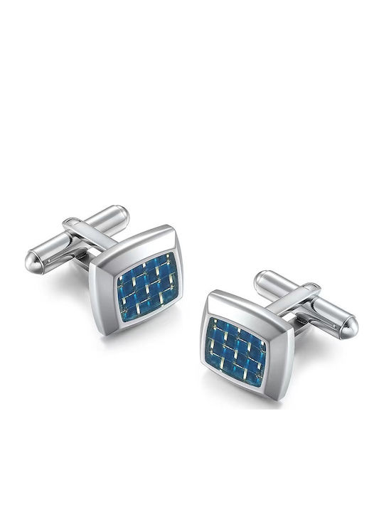 Oxzen Мансети от Inox в Сребрист Цвят