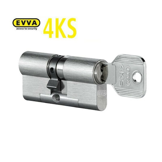 EVVA Lock Cylinder Security 4ks 65mm (30-35) Silver