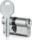 EVVA Κύλινδρος Κλειδαριάς Ασφαλείας Ics 100mm (40-60) Ασημί