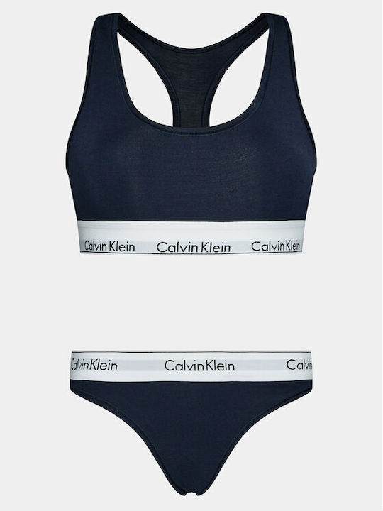 Calvin Klein Underwear Set with Bra & String Blue