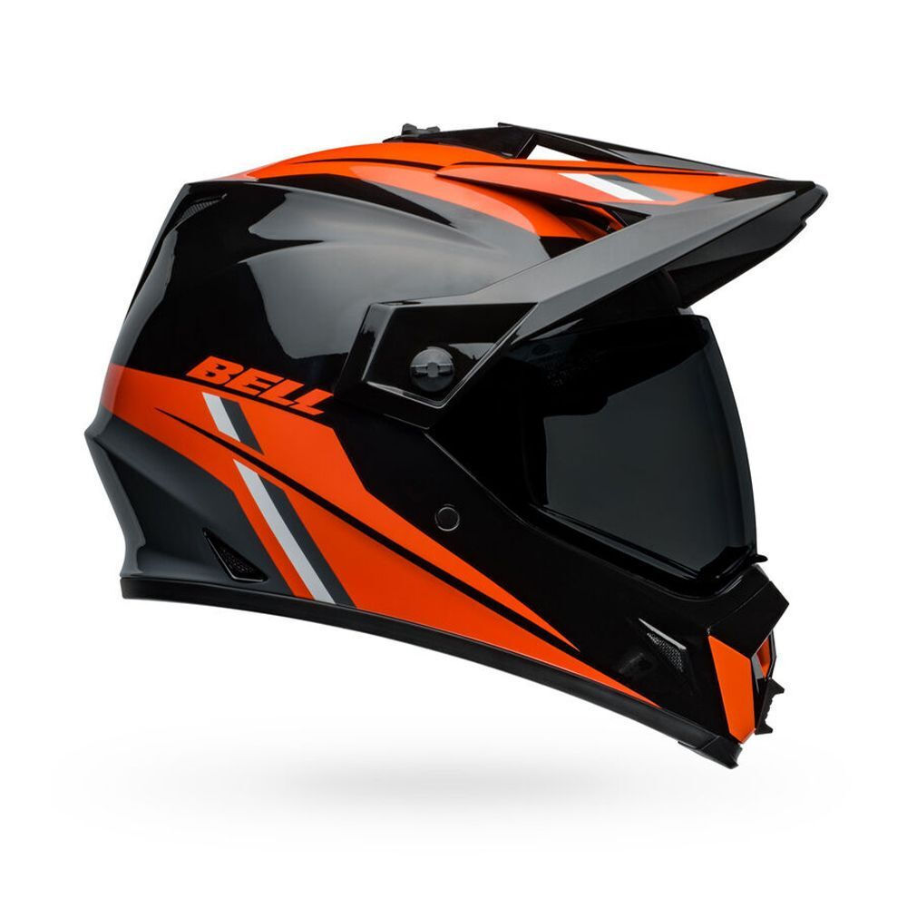 Bell MX-9 ADV Mips Black / Orange Cască Moto On-Off DOT / ECE