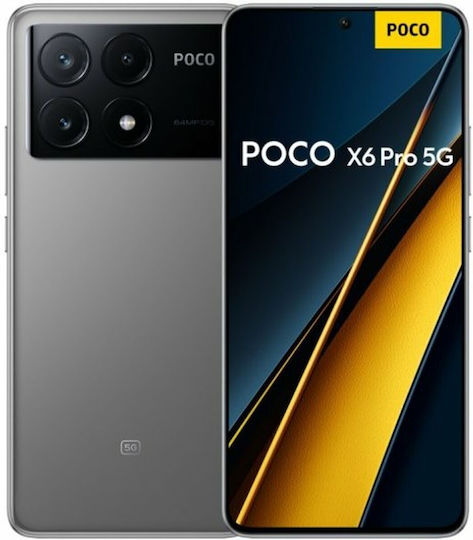 Xiaomi Poco X6 Pro 5G Dual SIM (8GB/256GB) Gray | Skroutz.eu