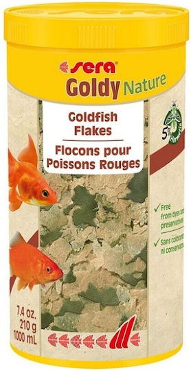 Sera Goldy Nature Shrimp Food Flakes with Spirulina 1000ml