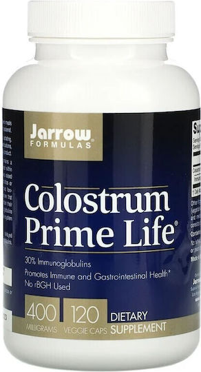 Jarrow Formulas Colostrum Prime Life 400mg Ergänzung zur Stärkung des Immunsystems 120 veg. Kappen