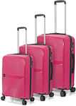 Benzi Travel Bags Pink with 4 Wheels