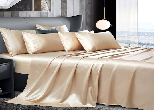 MayHome Σετ cu plic de acoperire Bej 50x70cm 2019229706