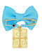 Excite-Fashion Child Safety Pin made of Gold Plated Silver with Constantinato