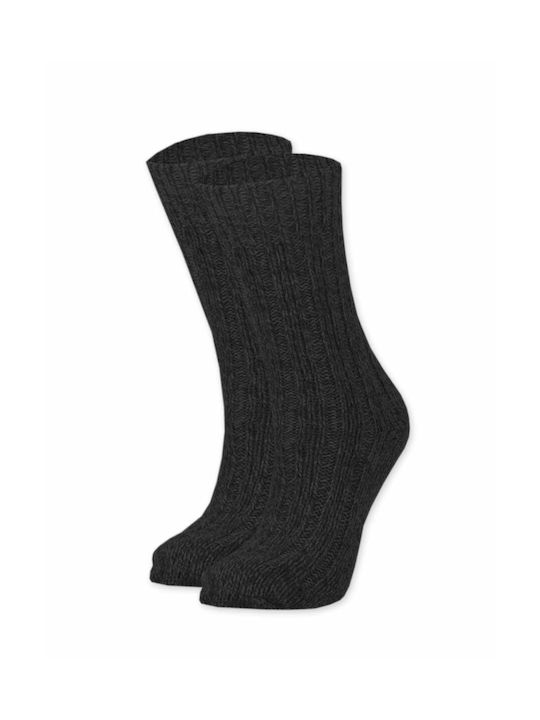 BLR Women's Solid Color Socks Gray