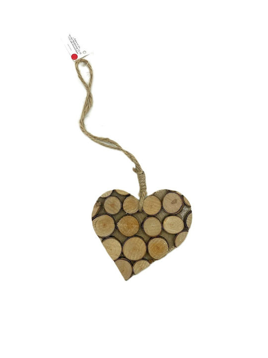 Christmas Wooden Heart Ornament