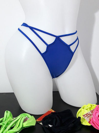 Monokini Тройни Връзки Отстрани Женски Секси Прашка Розов