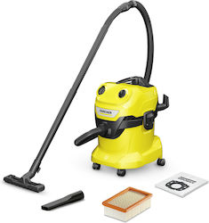 Karcher WD 4 V-20/5/22 Σκούπα Υγρών / Στερεών 1000W με Κάδο 20lt