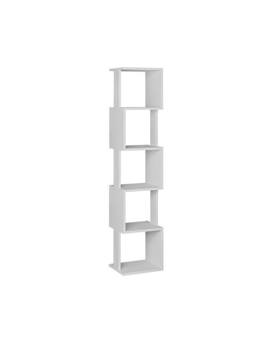 Bookcase Piri White 35x30x161cm