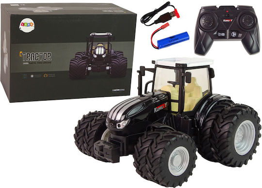 Lean Toys Remote Controlled Remote Controlled Tractor Black