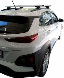Nordrive 120cm. for Cars with Factory Bars (with Roof Rack Legs) Silver