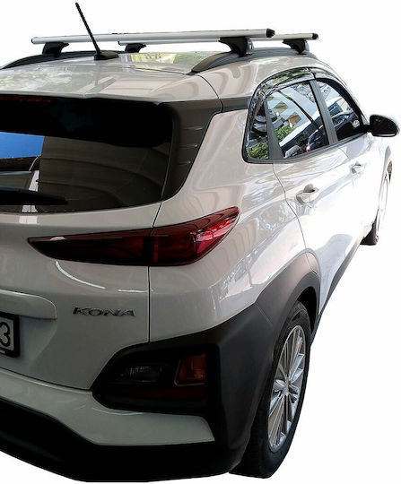 Nordrive 120cm. for Cars with Factory Bars (with Roof Rack Legs) Silver