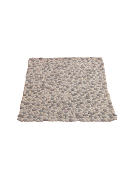 JGS S.A. Pebbles Carpet-012 Χαλί Ορθογώνιο Μάλλινο Natural Felt Pebbles 160x230cm