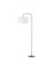 HomCom Stehleuchte H163.5xB64cm. Weiß