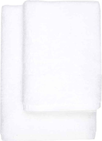 Sidirela Πετσέτα Σώματος 70x140εκ. Λευκή Βάρους 530gr/m²