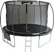 Kinder Trampolin Durchmesser 170cm mit Netz Grün