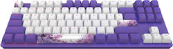 Dark Project One - Night Sky Tastatură Mecanică de Gaming 80% cu G3MS Sapphire întrerupătoare și iluminare RGB Violet/White