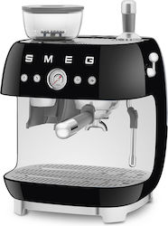 Smeg Αυτόματη για Αλεσμένο Καφέ Μαύρη EGF03BLEU Smeg Αυτόματη για Αλεσμένο Καφέ Μαύρη EGF03BLEU