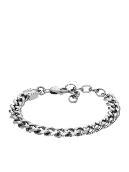 Fossil Men's Chain Bracelet from Stainless Steel 21cm