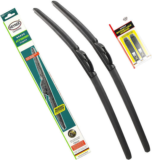 Heyner Hybrid Front Set Car Wiper Blades 650mm