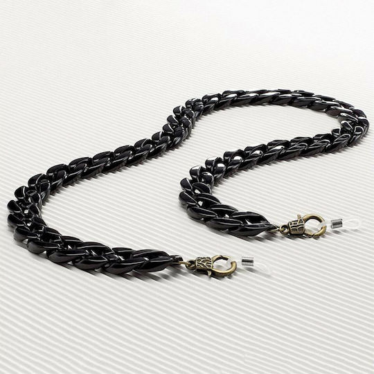 Centrostyle Black Glasses Chain